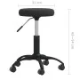 Drehbarer Bürostuhl aus schwarzem Samt von , Bürostühle - Ref: Foro24-333171, Preis: 57,35 €, Rabatt: %