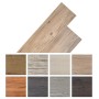 Lamas de suelo no autoadhesivas PVC marrón roble 5,26 m² 2 mm