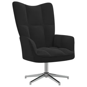 Sillón de relax de terciopelo negro de , Sillones - Ref: Foro24-328123, Precio: 144,86 €, Descuento: %