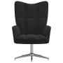 Entspannungssessel aus schwarzem Samt von , Sessel - Ref: Foro24-328123, Preis: 147,52 €, Rabatt: %