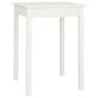 Esstisch aus massivem weißem Kiefernholz, 55 x 55 x 75 cm von , Küchen- und Esstische - Ref: Foro24-814255, Preis: 82,52 €, R...