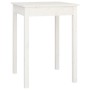 Esstisch aus massivem weißem Kiefernholz, 55 x 55 x 75 cm von , Küchen- und Esstische - Ref: Foro24-814255, Preis: 84,00 €, R...