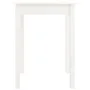 Esstisch aus massivem weißem Kiefernholz, 55 x 55 x 75 cm von , Küchen- und Esstische - Ref: Foro24-814255, Preis: 82,52 €, R...