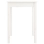 Esstisch aus massivem weißem Kiefernholz, 55 x 55 x 75 cm von , Küchen- und Esstische - Ref: Foro24-814255, Preis: 84,00 €, R...