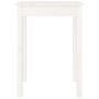 Esstisch aus massivem weißem Kiefernholz, 55 x 55 x 75 cm von , Küchen- und Esstische - Ref: Foro24-814255, Preis: 84,00 €, R...