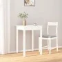 Esstisch aus massivem weißem Kiefernholz, 55 x 55 x 75 cm von , Küchen- und Esstische - Ref: Foro24-814255, Preis: 82,52 €, R...