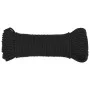 Cuerda de barco polipropileno negro intenso 5 mm 250 m by , Ropes and metal cords - Ref: Foro24-152494, Price: 29,69 €, Disco...