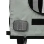 Fahrradanhänger für Haustiere aus Eisen und grauem schwarzen Oxford-Stoff. von , Kinderwagen für Haustiere - Ref: Foro24-9388...
