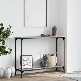 Mesa consola madera de ingeniería gris Sonoma 101x30,5x75 cm by , Side tables - Ref: Foro24-837705, Price: 40,43 €, Discount: %