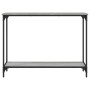 Mesa consola madera de ingeniería gris Sonoma 101x30,5x75 cm by , Side tables - Ref: Foro24-837705, Price: 40,92 €, Discount: %