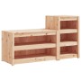 Muebles de cocina de exterior 2 piezas madera maciza de pino de , Armarios de cocina - Ref: Foro24-3196130, Precio: 234,04 €,...