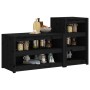 Außenküchenmöbel, 2-teilig, Massivholz Kiefer Schwarz. von , Küchenschränke - Ref: Foro24-3196132, Preis: 291,96 €, Rabatt: %