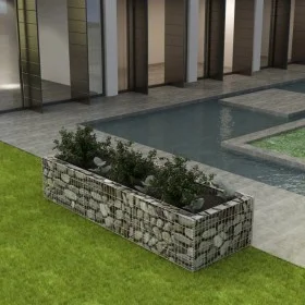 Arriate de gaviones de acero 270x90x50 cm de vidaXL, Maceteros y jardineras - Ref: Foro24-142556, Precio: 97,96 €, Descuento: %