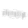 Gabionenbett aus Stahl 270x90x50 cm von vidaXL, Töpfe und Pflanzgefäße - Ref: Foro24-142556, Preis: 100,07 €, Rabatt: %