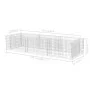 Gabionenbett aus Stahl 270x90x50 cm von vidaXL, Töpfe und Pflanzgefäße - Ref: Foro24-142556, Preis: 100,07 €, Rabatt: %