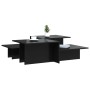 2 Couchtische aus glänzend schwarzem Ingenieurholz von , Couchtisch - Ref: Foro24-3216156, Preis: 86,73 €, Rabatt: %