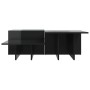 Mesas de centro 2 uds madera de ingeniería negro brillante by , Coffee table - Ref: Foro24-3216156, Price: 86,73 €, Discount: %