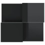 2 Couchtische aus glänzend schwarzem Ingenieurholz von , Couchtisch - Ref: Foro24-3216156, Preis: 86,73 €, Rabatt: %