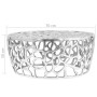 Mesa de centro de aluminio fundido plateado 70x30 cm de , Mesas de centro - Ref: Foro24-246513, Precio: 340,98 €, Descuento: %