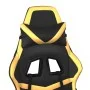 Gaming-Stuhl mit Massage und Fußstütze aus schwarzgoldenem Kunstleder von , Gaming-Stühle - Ref: Foro24-345436, Preis: 126,40...