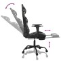 Gaming-Stuhl mit Massage-Fußstütze aus schwarzem Camouflage-Kunstleder von , Gaming-Stühle - Ref: Foro24-345422, Preis: 121,8...