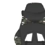 Gaming chair with massage footrest black camouflage synthetic leather by , Gaming chairs - Ref: Foro24-345422, Price: 119,83 ...