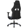 Gaming chair with massage and footrest in black blue synthetic leather by , Gaming chairs - Ref: Foro24-345434, Price: 134,33...