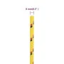 Yellow polypropylene boat rope 8 mm 50 m by , Ropes and metal cords - Ref: Foro24-152608, Price: 17,52 €, Discount: %