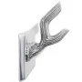 Aluminum hanger with hooks for clothes, coats (Silver) by , Hat and coat racks - Ref: Foro24-242339, Price: 40,83 €, Discount: %