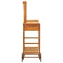Carrito de cocina exterior madera maciza acacia 92x43,5x141,5cm de vidaXL, Carros de cocina y comedor - Ref: Foro24-43986, Pr...