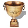 Enfriador de champán copa trofeo marrón cobre