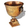 Enfriador de champán copa trofeo marrón cobre