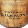 Enfriador de champán copa trofeo marrón cobre