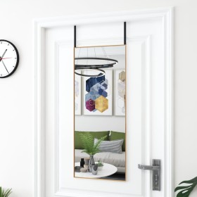 Türspiegel aus Glas und goldenem Aluminium, 40 x 100 cm von , Spiegel - Ref: Foro24-327417, Preis: 51,73 €, Rabatt: %