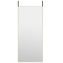Türspiegel aus Glas und goldenem Aluminium, 40 x 100 cm von , Spiegel - Ref: Foro24-327417, Preis: 51,73 €, Rabatt: %