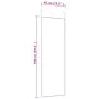 Espejo de puerta cristal y aluminio dorado 40x100 cm de , Espejos - Ref: Foro24-327417, Precio: 50,83 €, Descuento: %