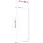 Türspiegel aus Glas und goldenem Aluminium, 40 x 100 cm von , Spiegel - Ref: Foro24-327417, Preis: 51,73 €, Rabatt: %