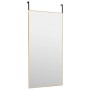 Türspiegel aus Glas und goldenem Aluminium, 50 x 100 cm von , Spiegel - Ref: Foro24-327420, Preis: 57,67 €, Rabatt: %