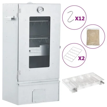 BBQ-Räucherofen mit Kaltrauchgenerator aus verzinktem Stahl von , Grillen - Ref: Foro24-3200771, Preis: 188,87 €, Rabatt: %