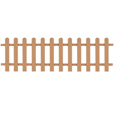 WPC garden picket fence 200x60 cm by vidaXL, fenced with pickets - Ref: Foro24-42822, Price: 73,19 €, Discount: %