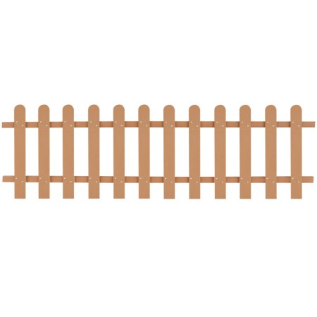 WPC-Gartenlattenzaun 200x60 cm von vidaXL, mit Latten eingezäunt - Ref: Foro24-42822, Preis: 73,66 €, Rabatt: %