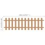 WPC garden picket fence 200x60 cm by vidaXL, fenced with pickets - Ref: Foro24-42822, Price: 73,19 €, Discount: %