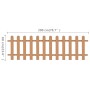 WPC-Gartenlattenzaun 200x60 cm von vidaXL, mit Latten eingezäunt - Ref: Foro24-42822, Preis: 73,66 €, Rabatt: %