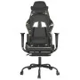 Gaming chair with footrest black camouflage synthetic leather by , Gaming chairs - Ref: Foro24-3143664, Price: 119,83 €, Disc...