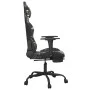 Gaming chair with footrest black camouflage synthetic leather by , Gaming chairs - Ref: Foro24-3143664, Price: 119,83 €, Disc...