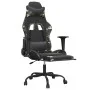Gaming chair with footrest black camouflage synthetic leather by , Gaming chairs - Ref: Foro24-3143664, Price: 119,83 €, Disc...