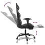 Gaming-Stuhl mit Fußstütze aus schwarzem Camouflage-Kunstleder von , Gaming-Stühle - Ref: Foro24-3143664, Preis: 121,83 €, Ra...