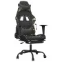Gaming chair with footrest black camouflage synthetic leather by , Gaming chairs - Ref: Foro24-3143664, Price: 119,83 €, Disc...