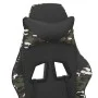 Gaming chair with footrest black camouflage synthetic leather by , Gaming chairs - Ref: Foro24-3143664, Price: 119,83 €, Disc...
