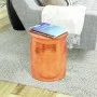 Copper-colored hammered aluminum stool/coffee table by , Side tables - Ref: Foro24-242325, Price: 102,15 €, Discount: %